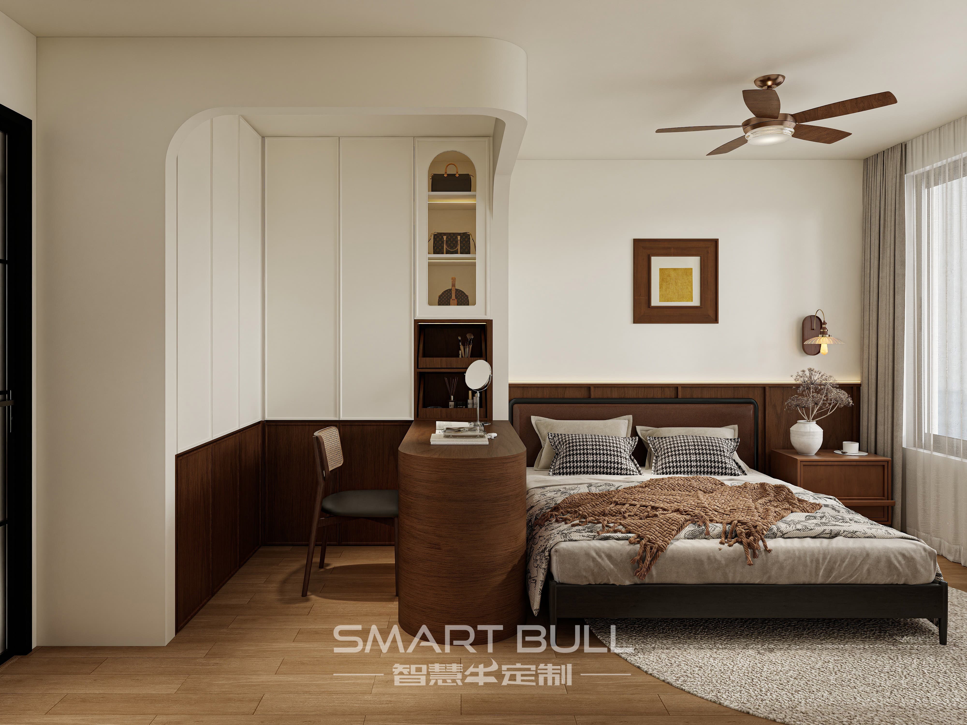 Wardrobe with Desk 0008
