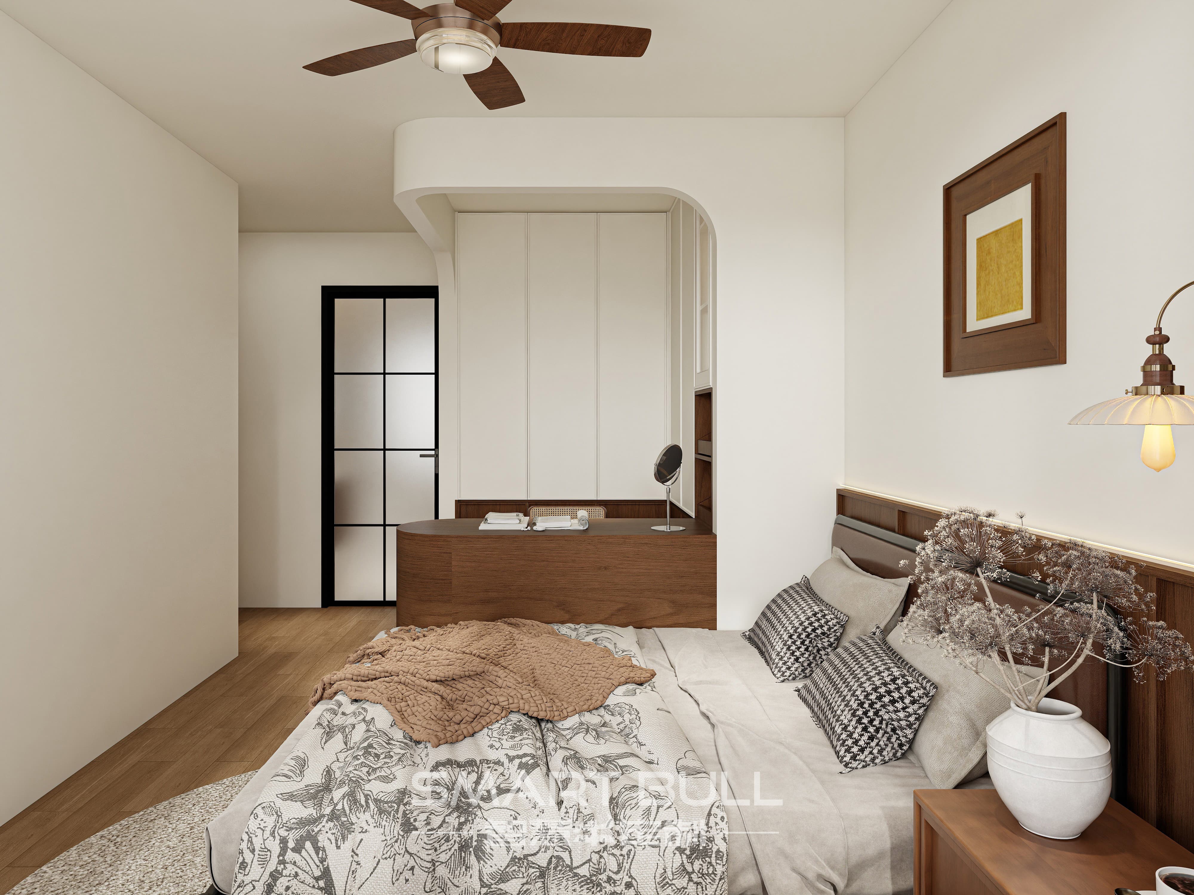 Wardrobe with Desk 0008