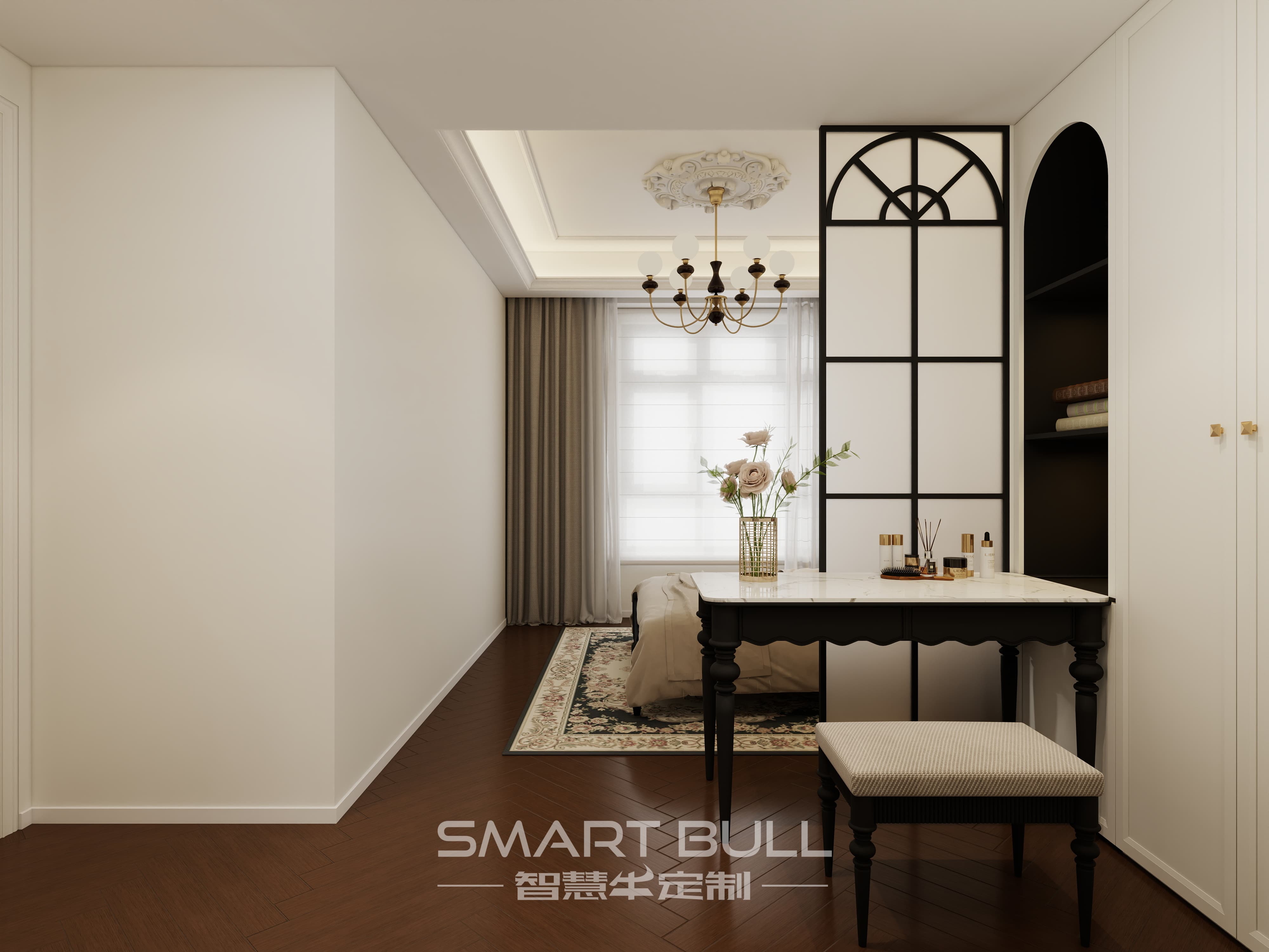 Wardrobe with Desk 0012