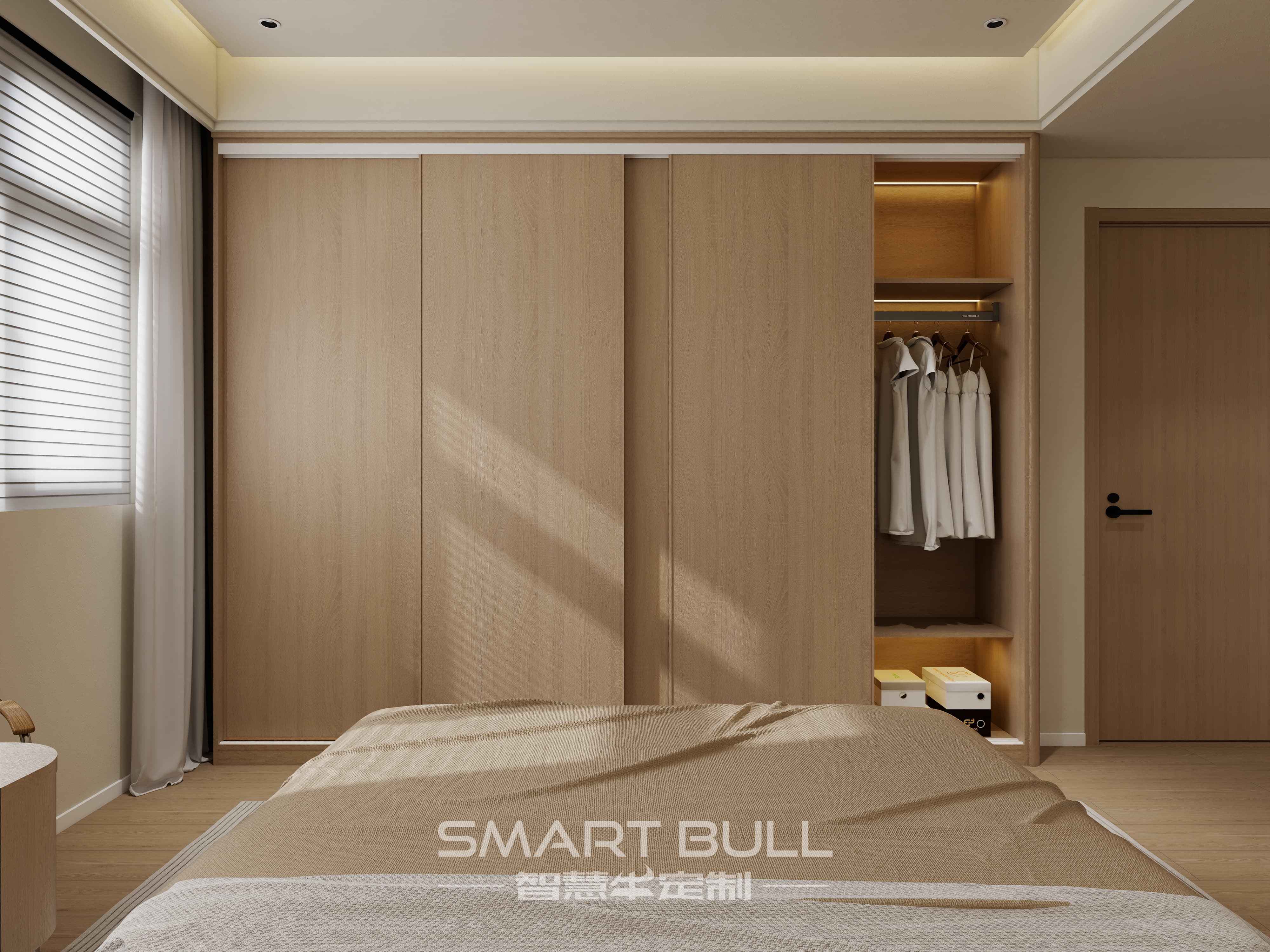 Wardrobe with Desk 0010