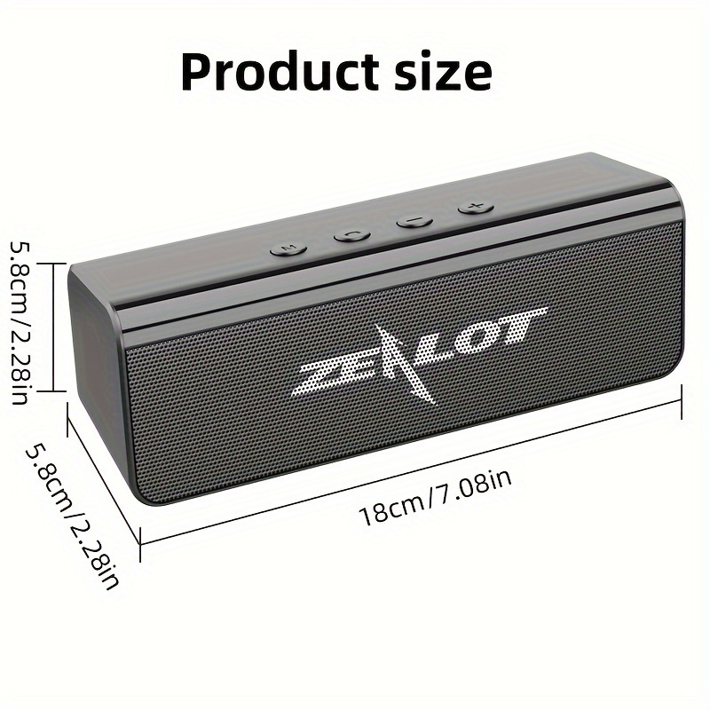 High Power Wireless Portable Dual Speaker Bass