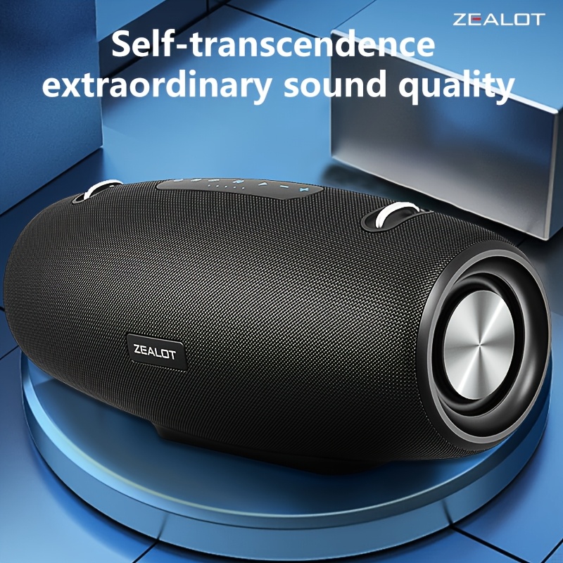 Wireless Partybox Speaker with Strap, Dual Pairing.