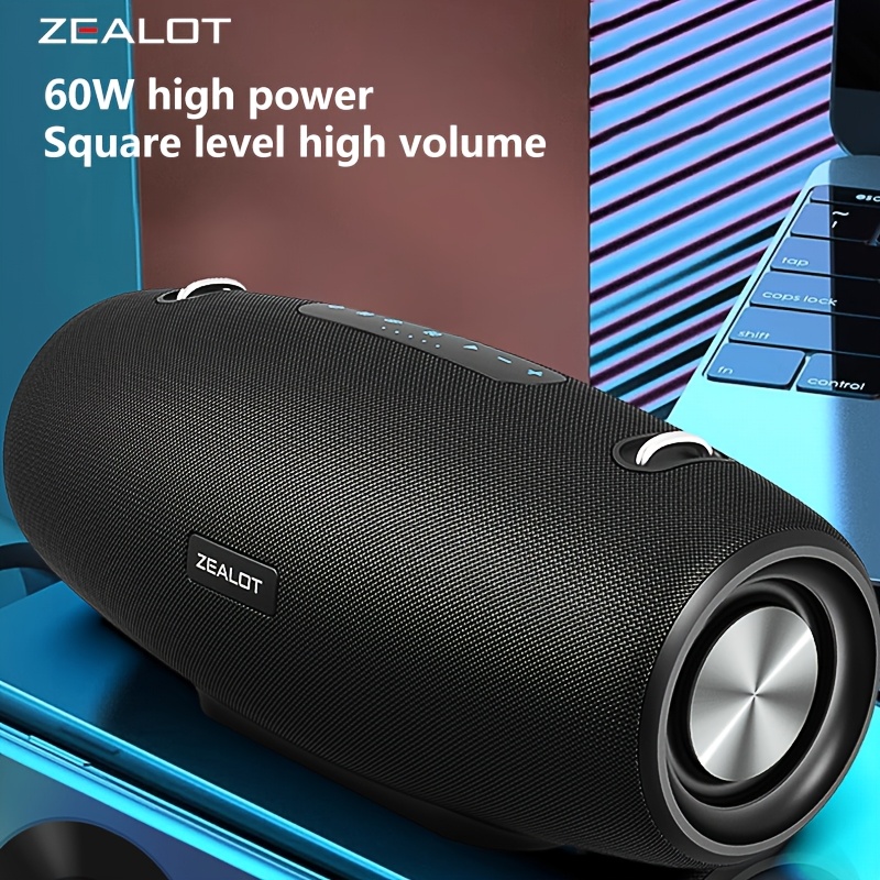 Wireless Partybox Speaker with Strap, Dual Pairing.