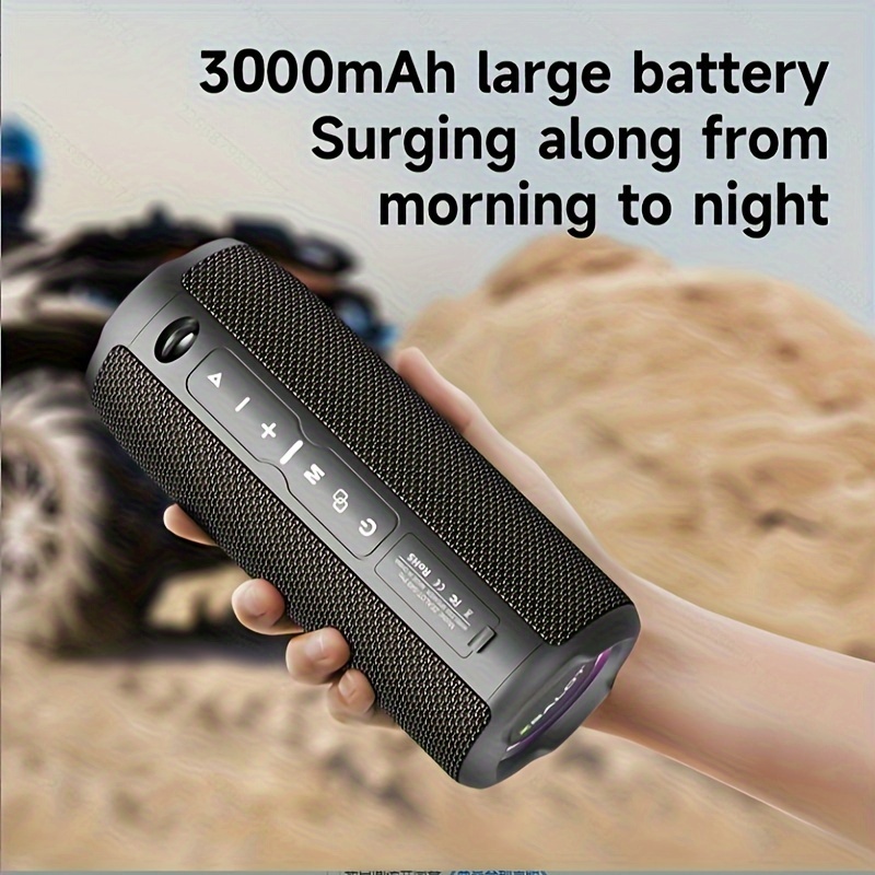 Portable Wireless Dual Speakers Bass Enhanced High-Resolution Audio (Upgraded)