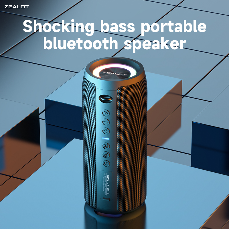 The 40W wireless speaker boasts powerful bass and immersive 3D surround sound speakers.
