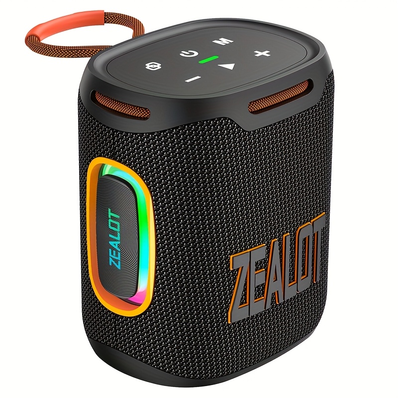 Portable Wireless Speaker with RGB Lighting TWS Hands-free Calling