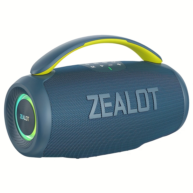 Wireless portable speaker with dual woofers and long battery life
