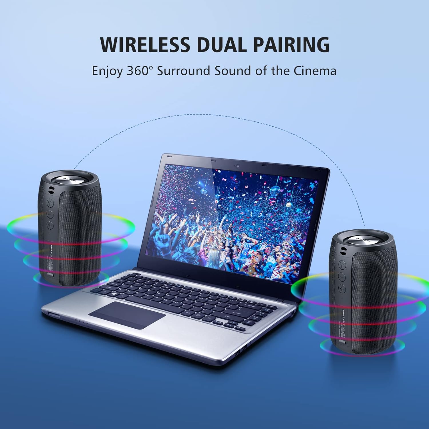 Portable Wireless Bluetooth Small Outdoor Speaker