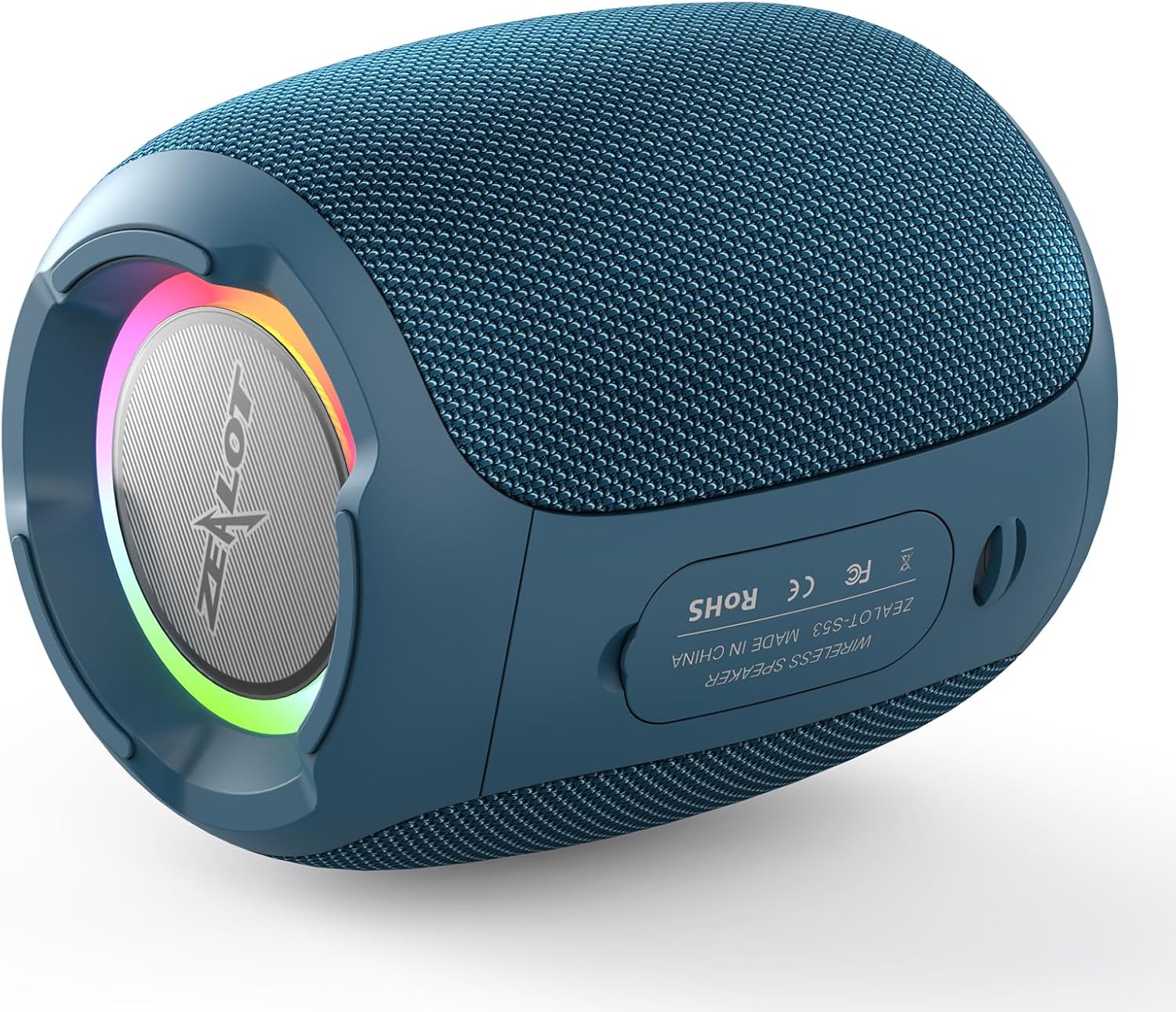 Portable Waterproof Wireless Bluetooth Speaker with LED Light