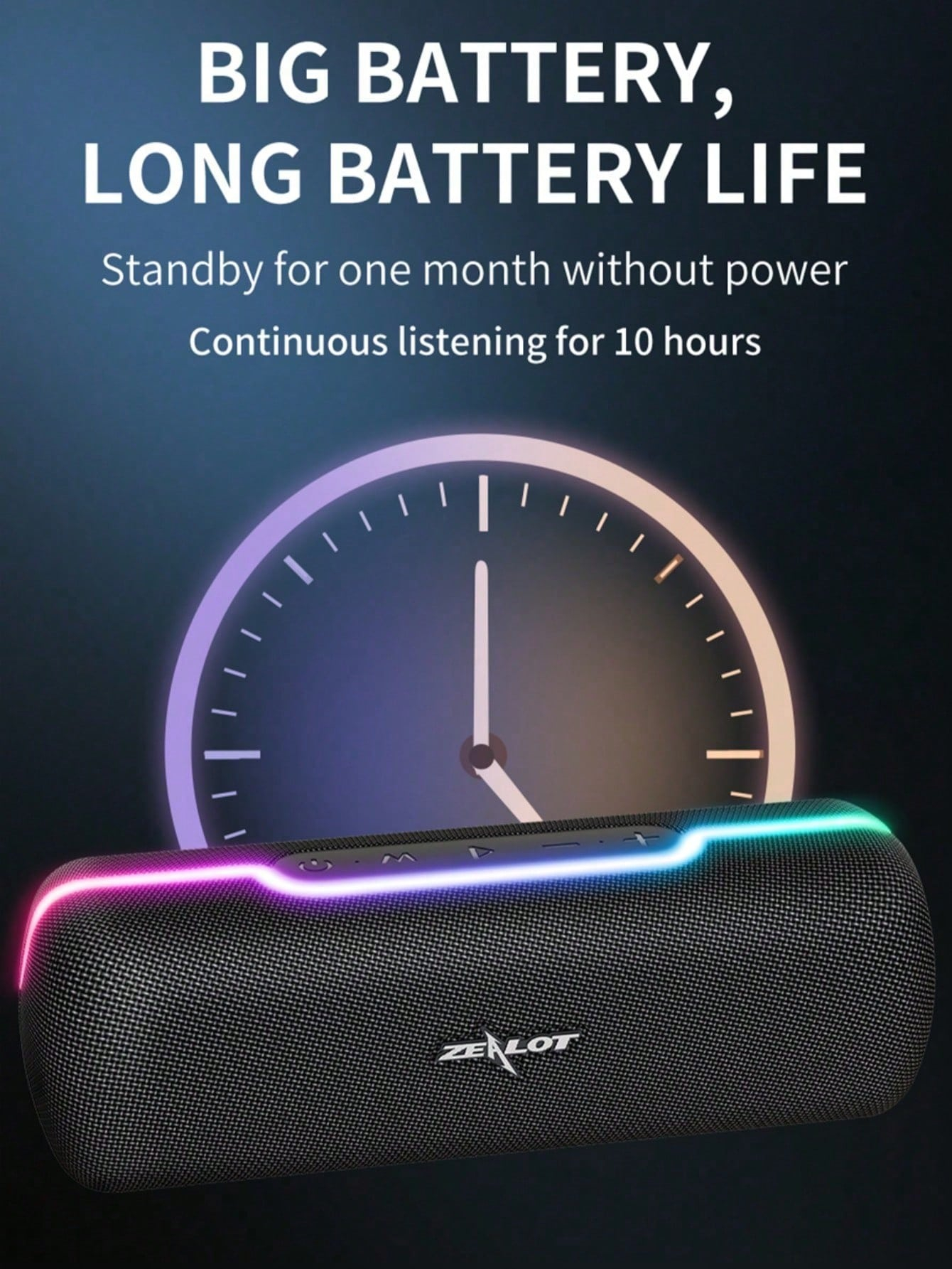 Wireless Speaker Fabric Car Speaker Outdoor Portable Dual Speaker