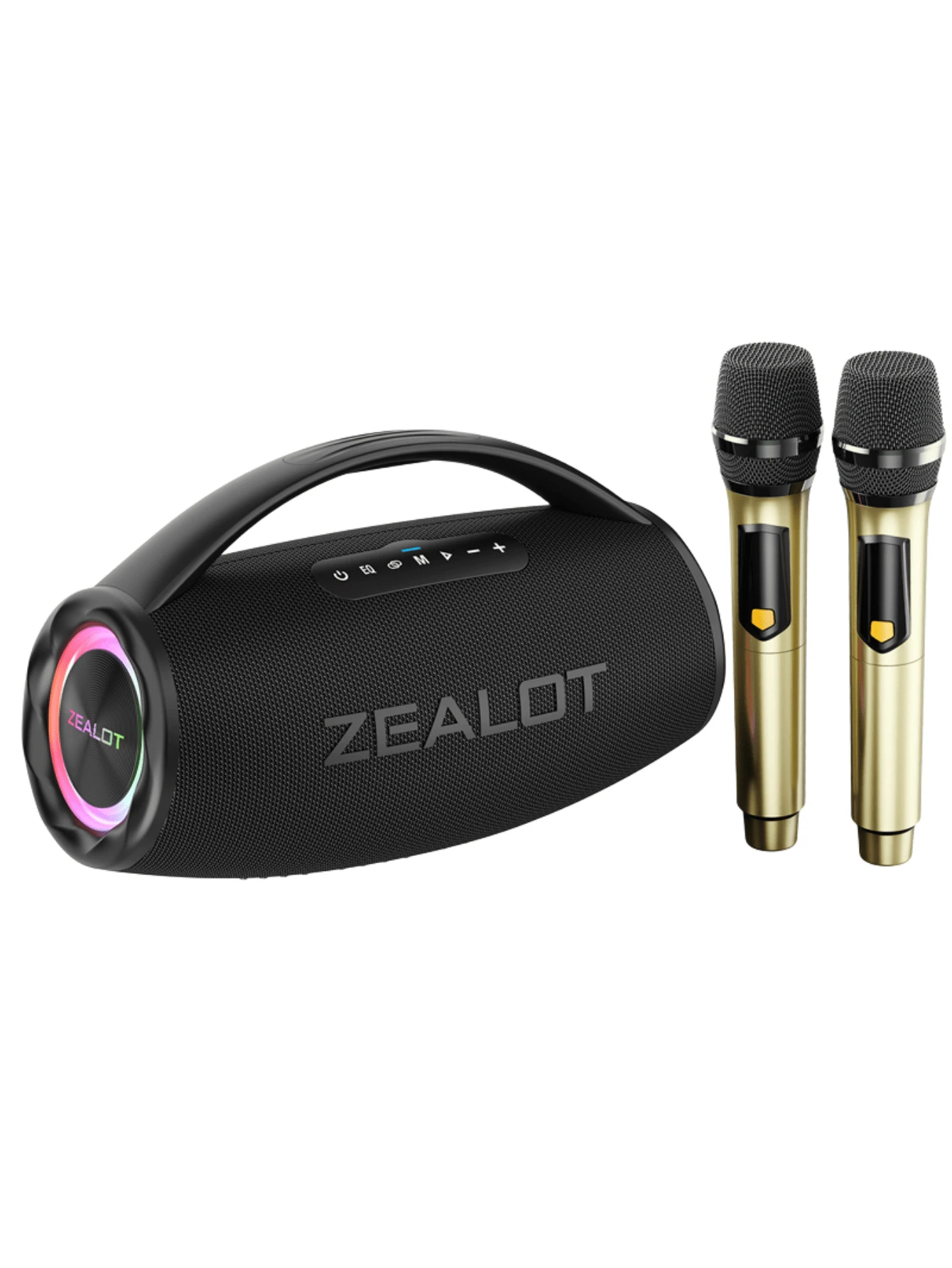 Portable Wireless Microphone Speaker, Surge Bass 3D Surround Sound