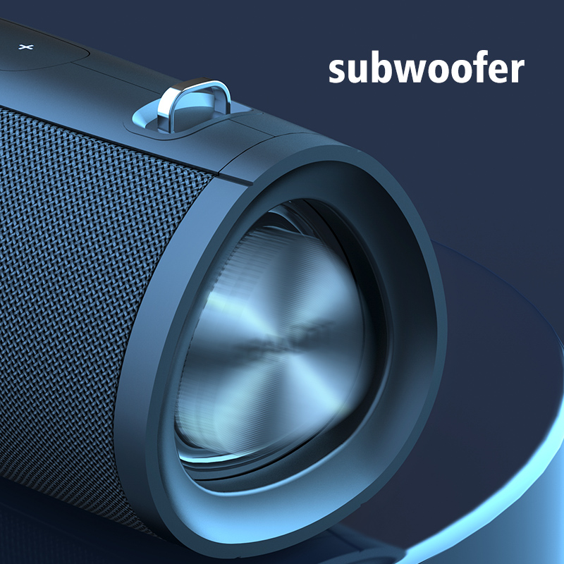 Outdoor wireless portable Bluetooth speaker, long-lasting battery, supports serial port pairing function