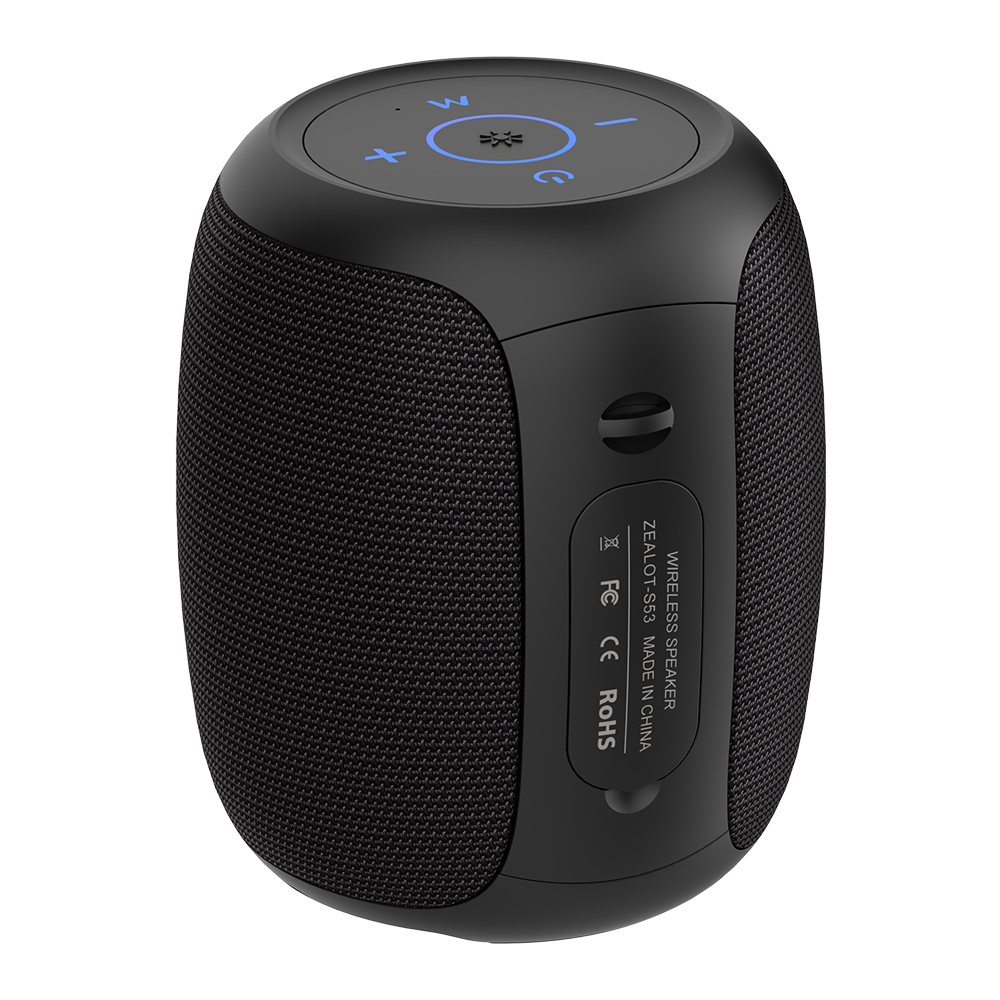 Portable Waterproof Wireless Bluetooth Speaker with LED Light