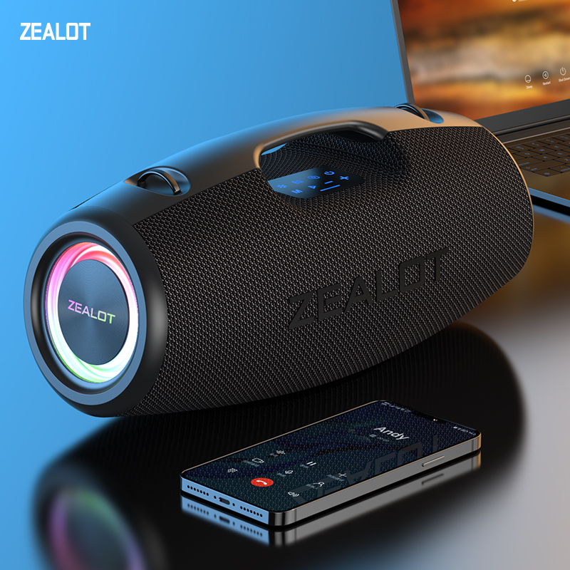 Portable Wireless Microphone Speaker, Surge Bass 3D Surround Sound