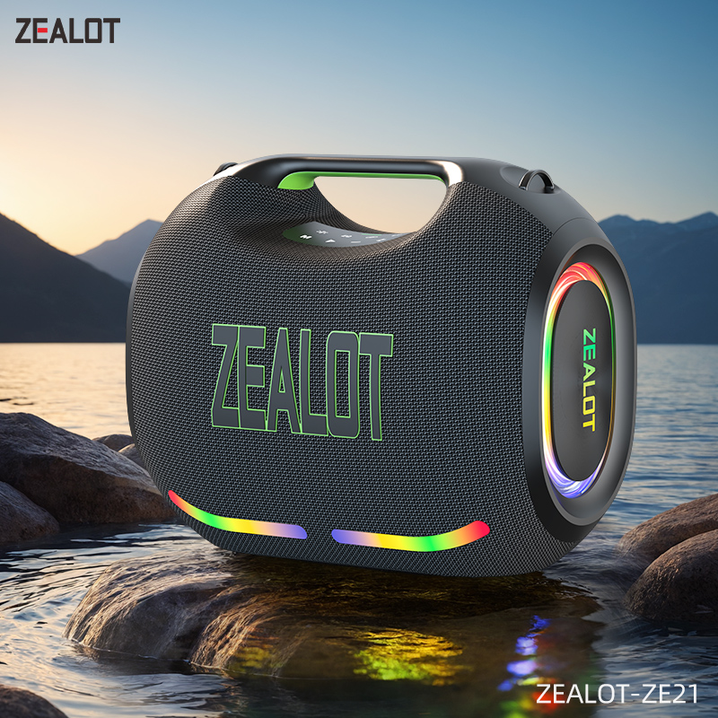ZEALOT ZE21 Portable Bluetooth Speaker High Volume Waterproof Wireless TWS Subwoofer Support U