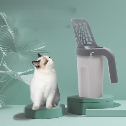 一體式貓砂鏟懶人