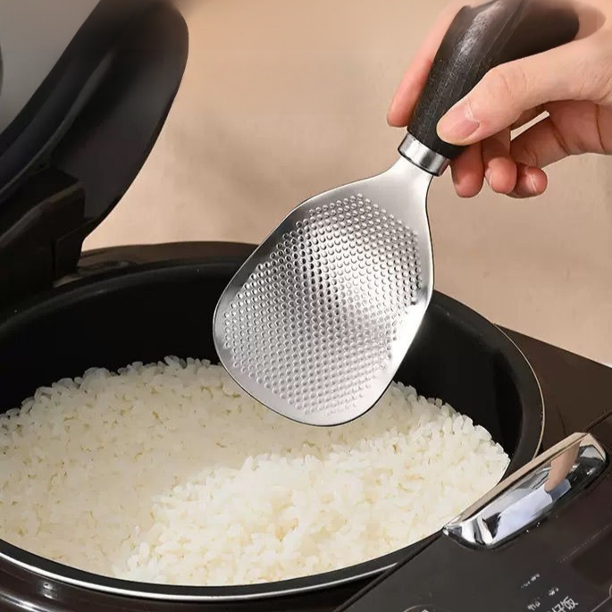 Kitchen vertical non-stick rice spoon