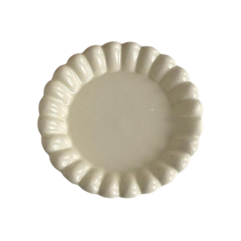 Household ceramic dinner plates