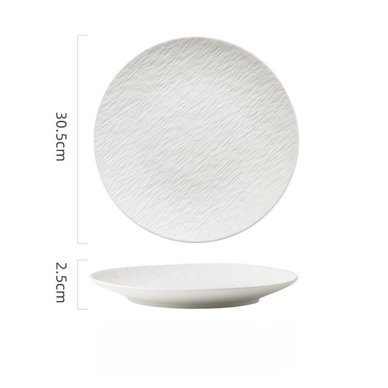 Ceramic Western-style Round Plate