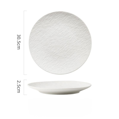 Ceramic Western-style Round Plate