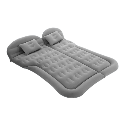 Flocked inflatable car mattress
