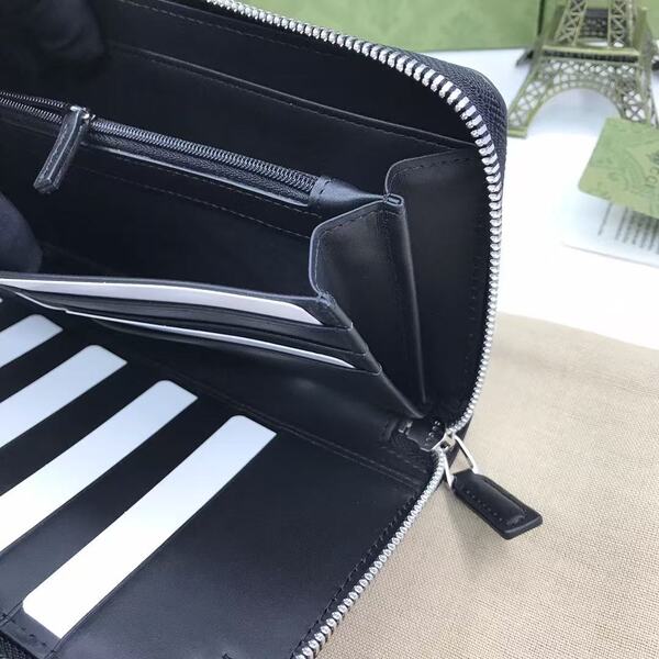 GUCCI グッチ グッチシマシリーズ メンズ 全 GG エンボスレザー ラウンドファスナー長財布