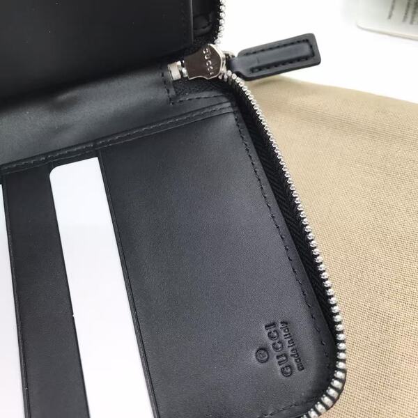 GUCCI グッチ グッチシマシリーズ メンズ 全 GG エンボスレザー ラウンドファスナー長財布