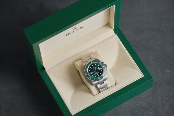 ロレックス サブマリーナー デイト グリーンサブ 自動巻きメンズ腕時計