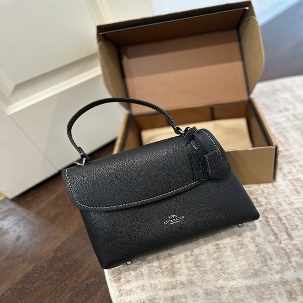 コーチ COACH クラシック シグネチャー レザーコンビ フラップ ハンドバッグ 斜め掛け