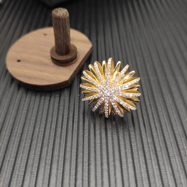 ラグジュアリー スパークリング ファイヤーワークス ラジエーション ピアス ゴールド / シルバー 2 色展開