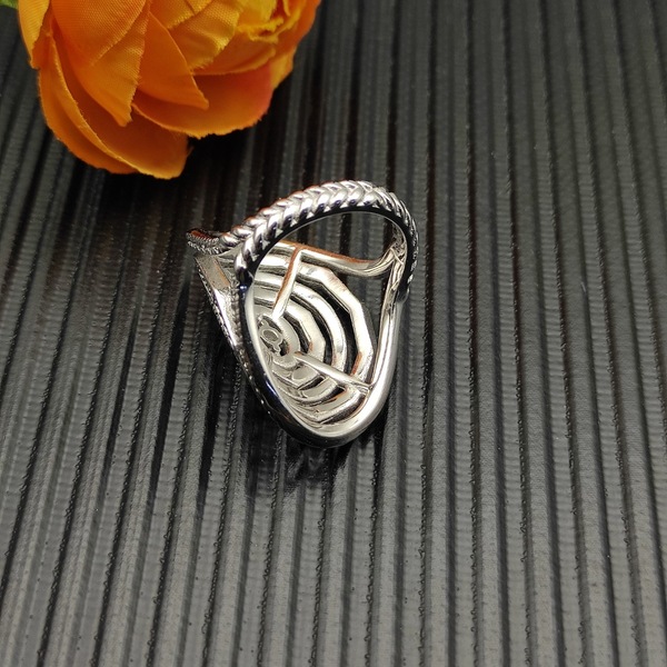 デヴィッド・ヤーマン スパイラル パヴェダイヤ 925 シルバーリング ラグジュアリー