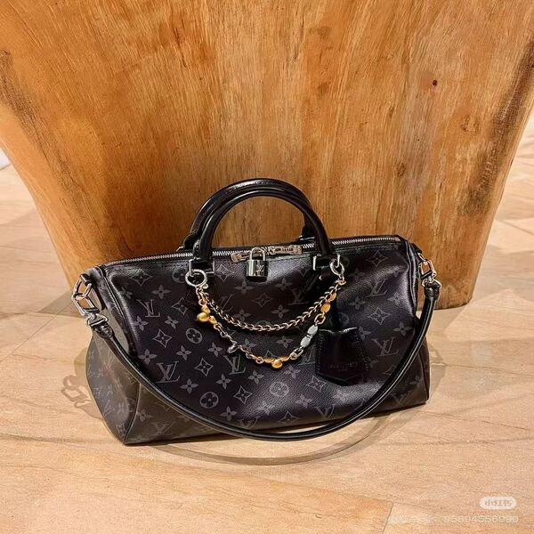 ルイ・ヴィトン LOUIS VUITTON モノグラム・エクリプス スピーディ・バンドリエール 25 ボストンバッグ 斜め掛け