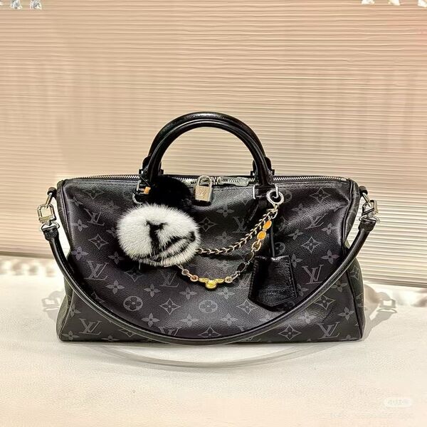 ルイ・ヴィトン LOUIS VUITTON モノグラム・エクリプス スピーディ・バンドリエール 25 ボストンバッグ 斜め掛け