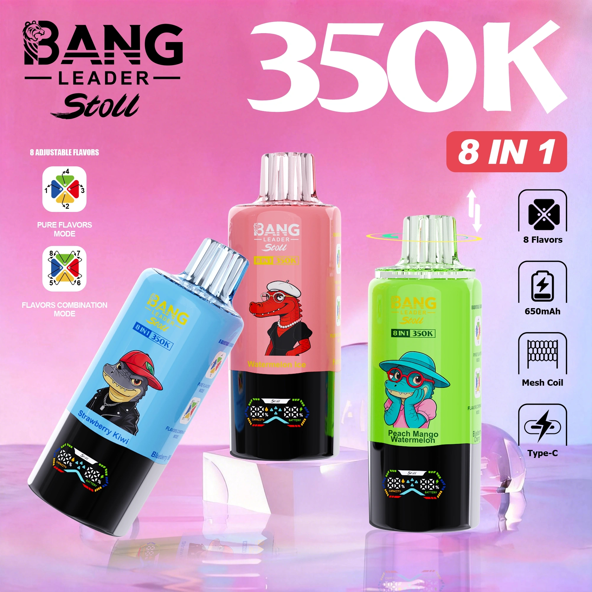 BANG LEADER STOLL 350K– 8 in 1 Flavors