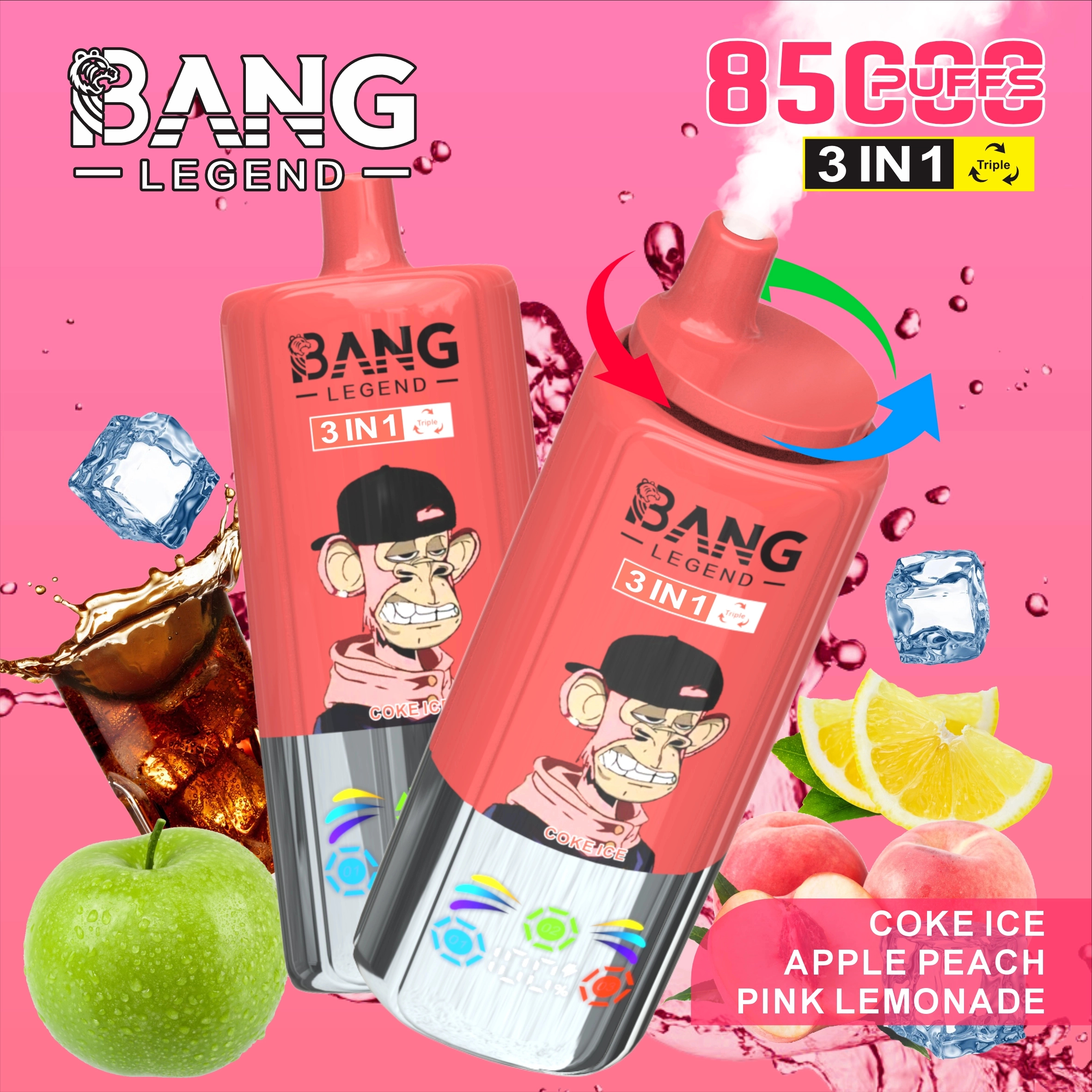 Bang Legend 85000 Puffs – 3 in 1