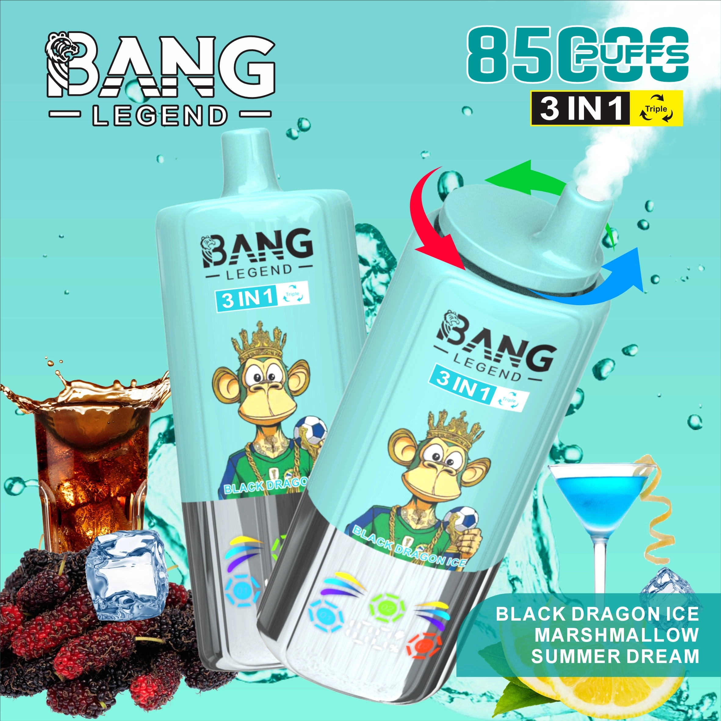 Bang Legend 85000 Puffs – 3 in 1