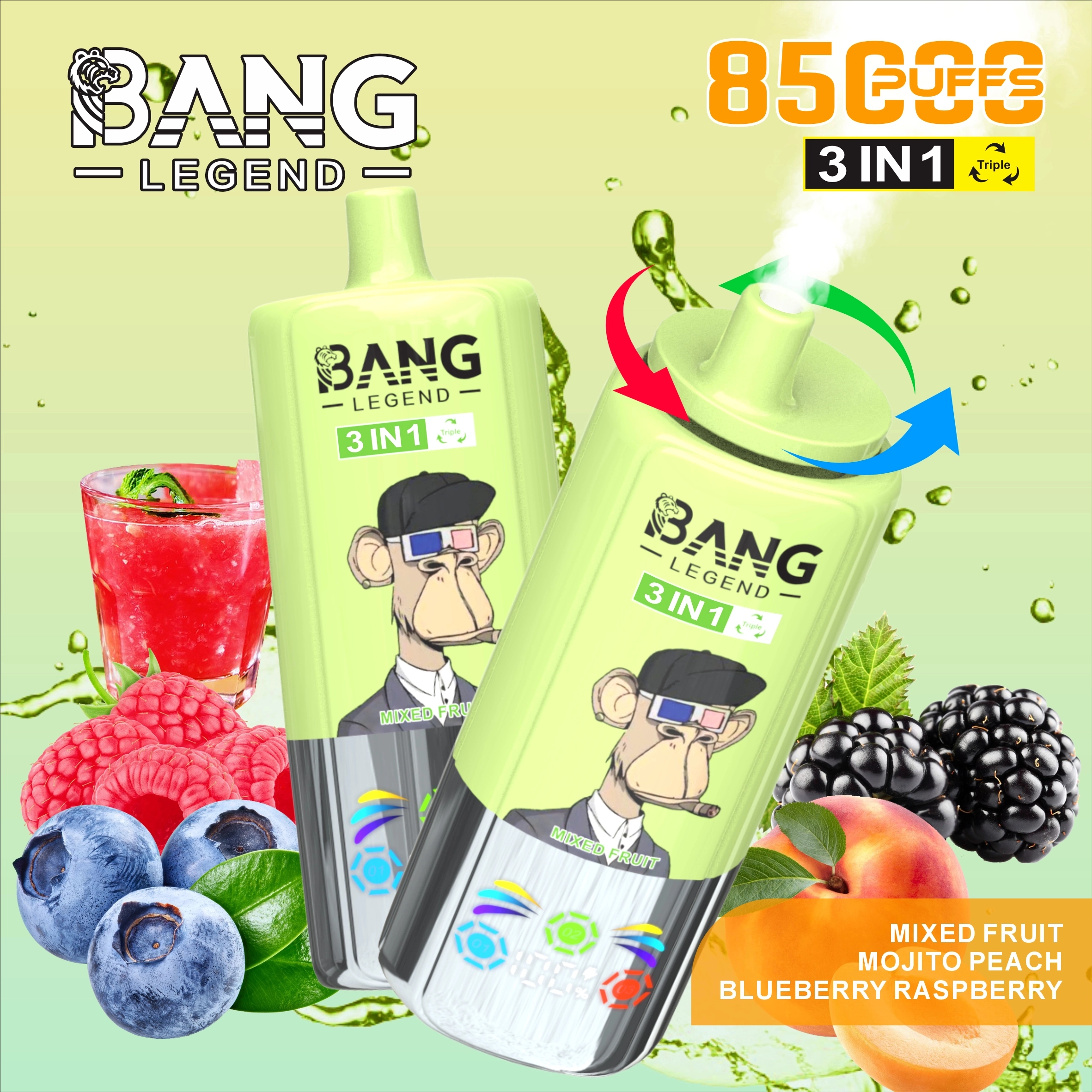 Bang Legend 85000 Puffs – 3 in 1