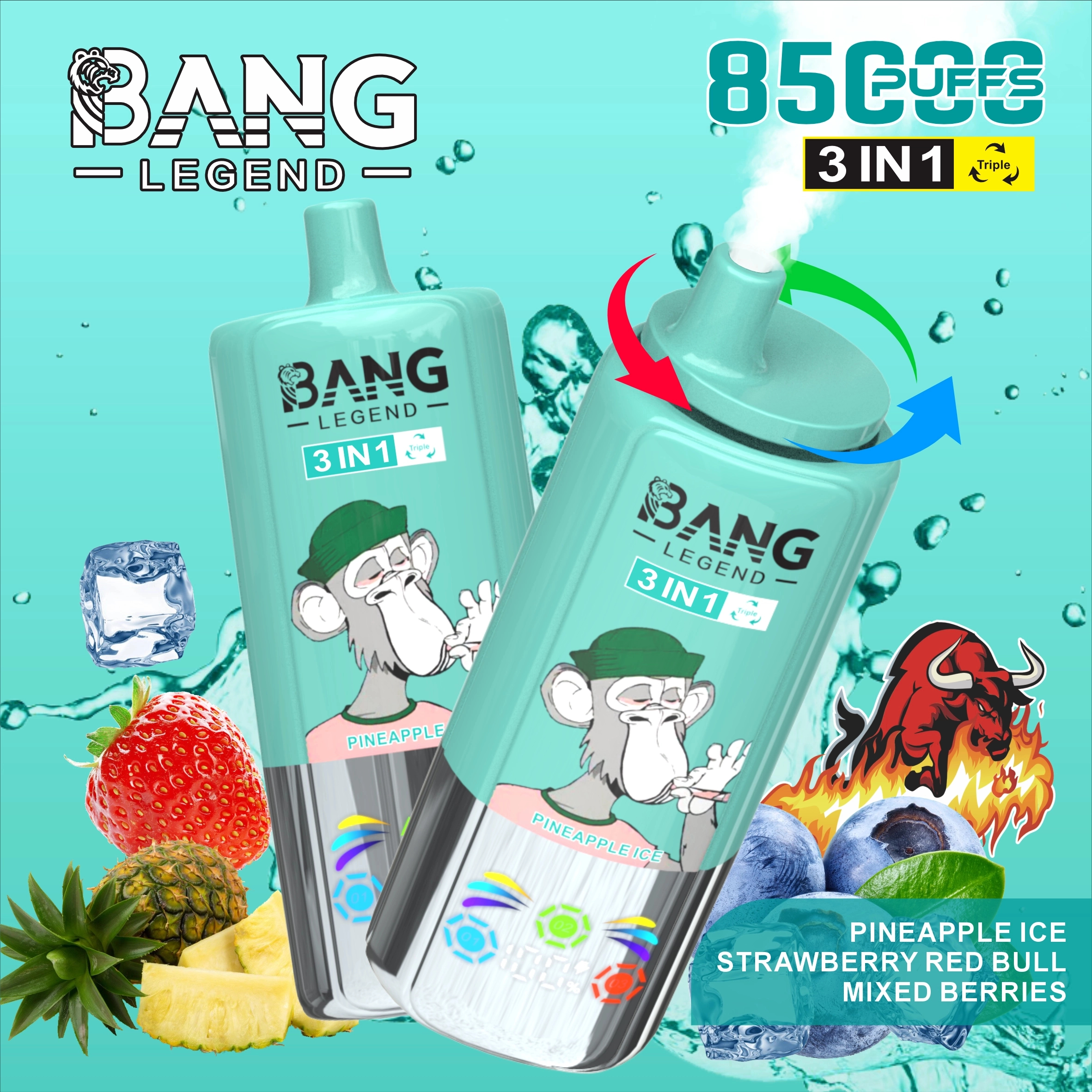 Bang Legend 85000 Puffs – 3 in 1