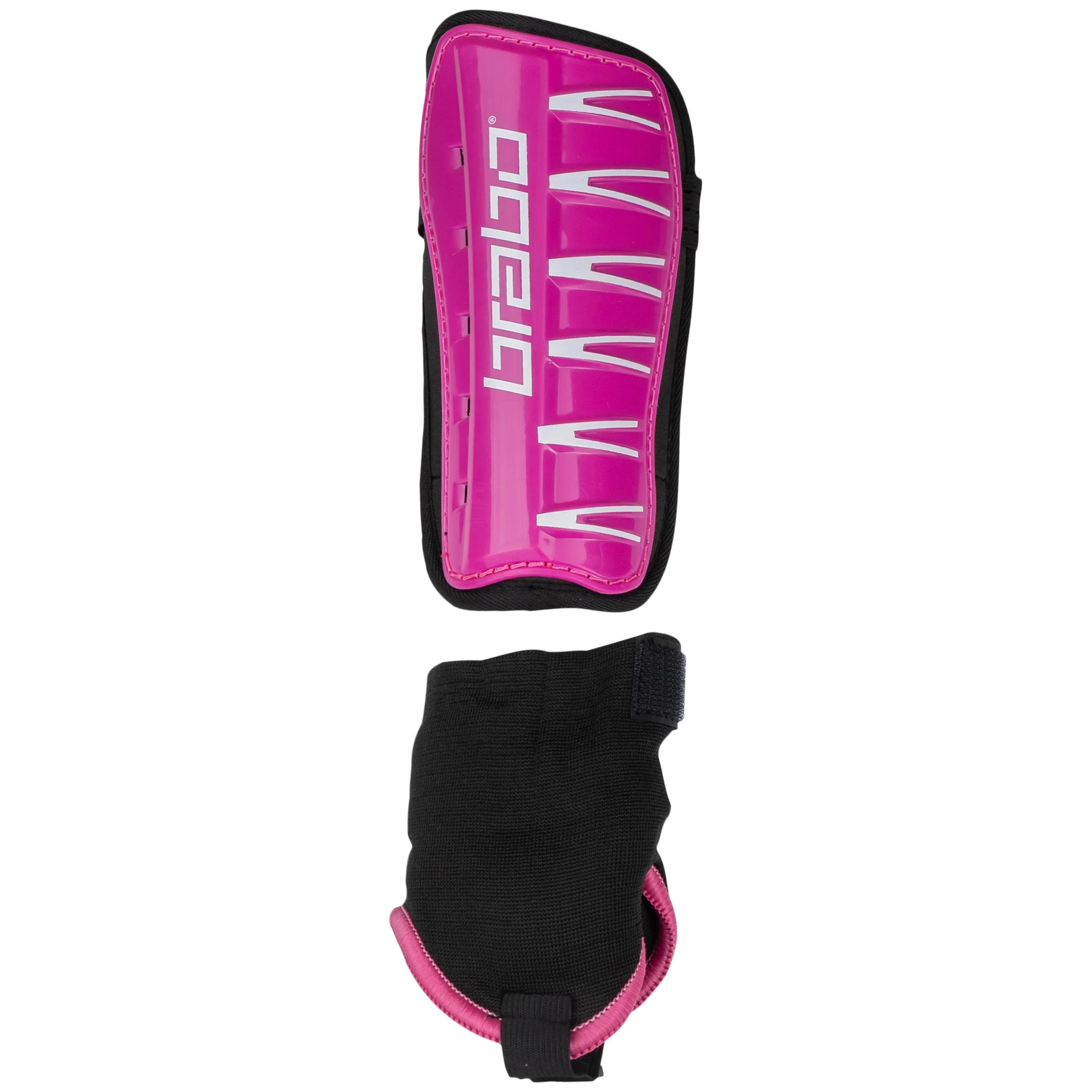 FORCE SHINGUARD WITH ANKLESOCK - PINK