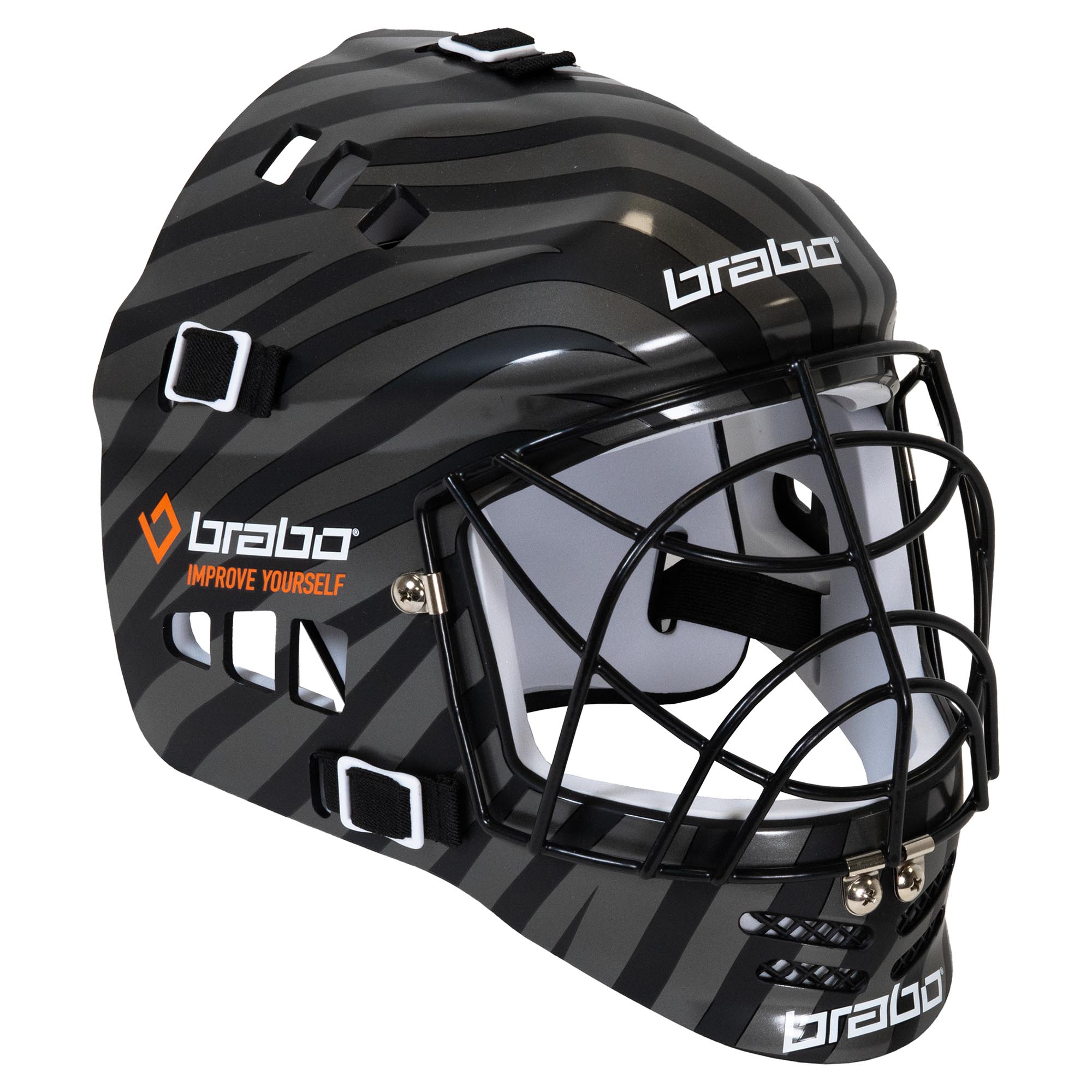 BRABO JUNIOR HOCKEY HELMET WITH CAGE