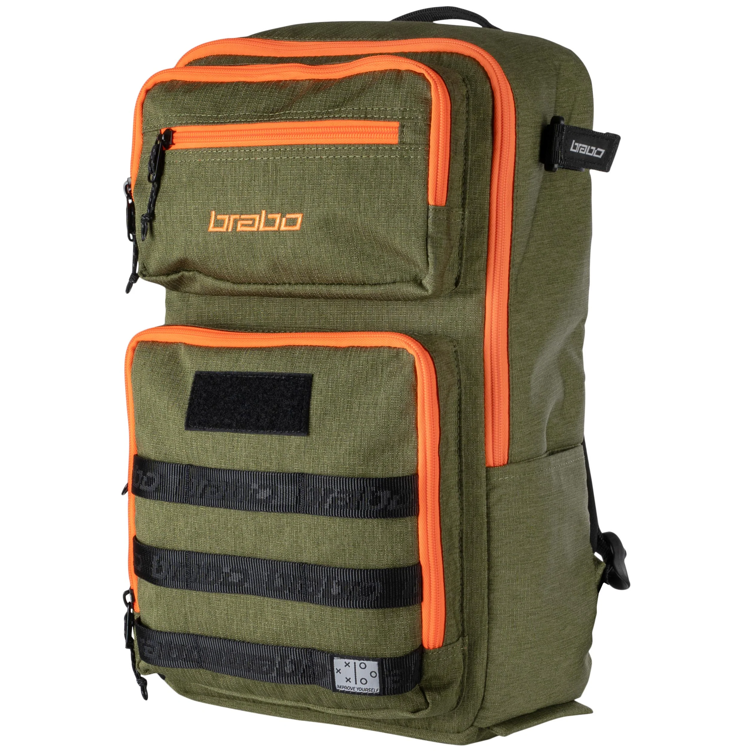 BRABO BACKPACK TRADITIONAL D.GN/ORANGE