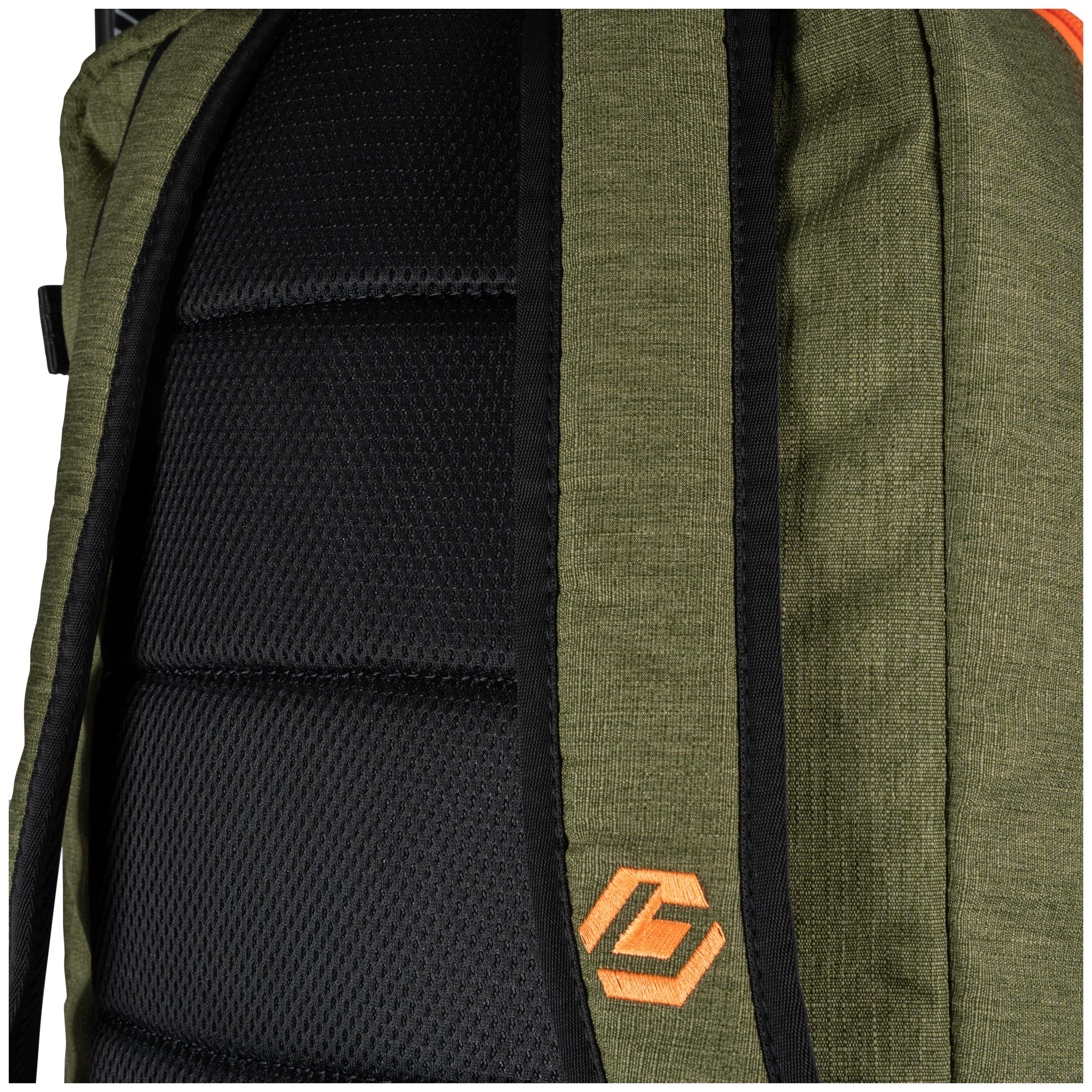 BRABO BACKPACK TRADITIONAL D.GN/ORANGE