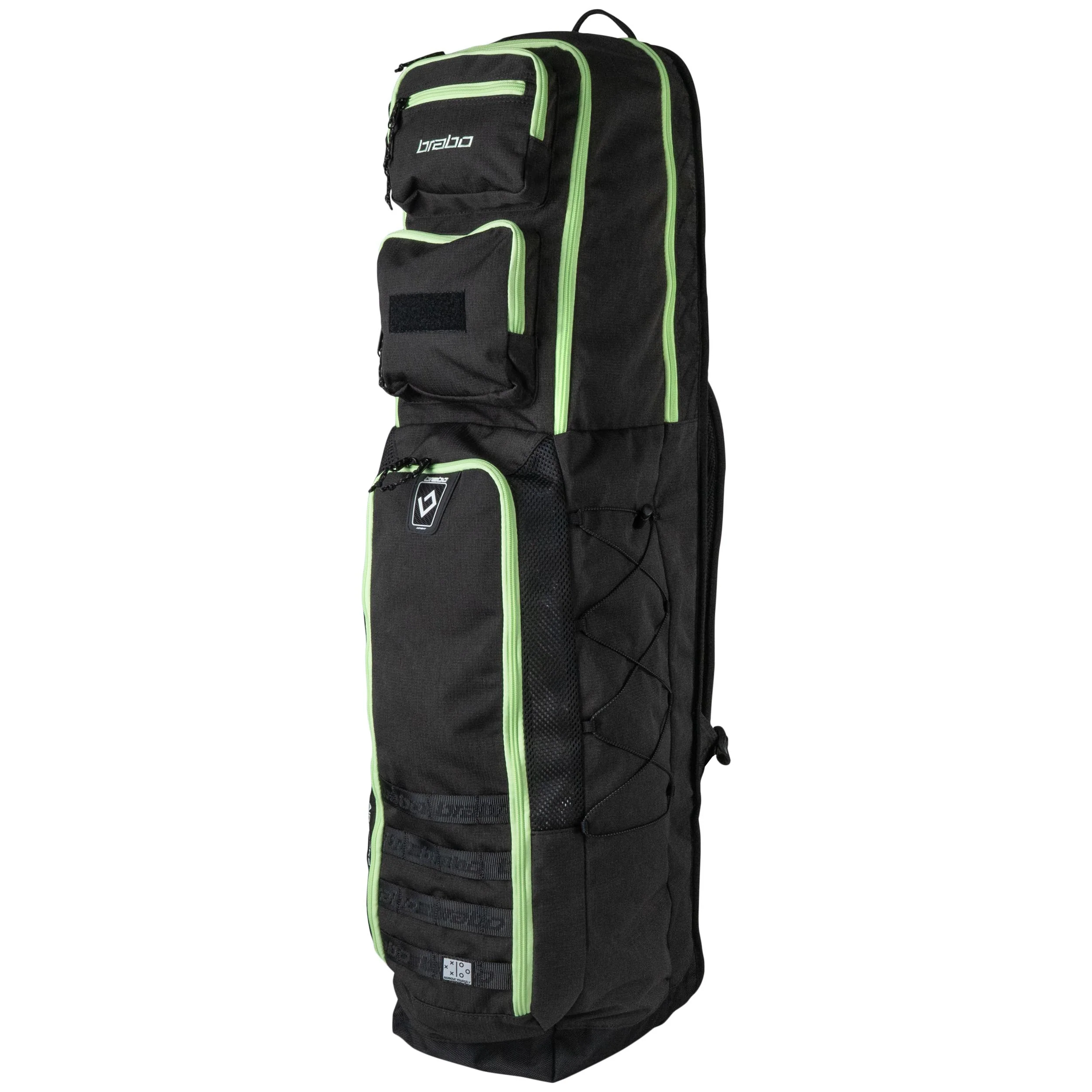 BRABO STICKBAG TRADITIONAL BLACK/LIME