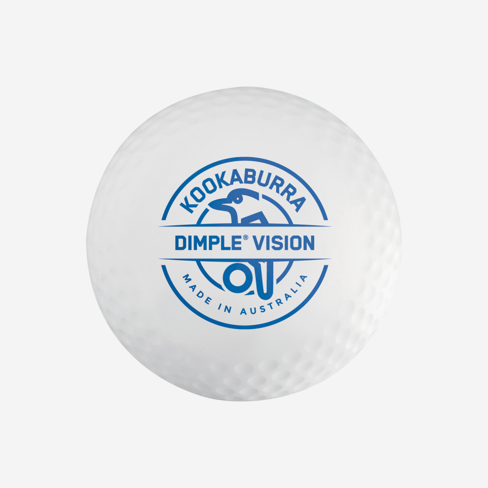 KOOKABURRA HOCKEY BALL DIMPLE VISION - WHITE