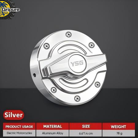 Universal CNC Aluminum Fuel Tank Gas Cap, Durable Easy Install Replacement Mod Accessory for Honda Yamaha Suzuki Kawasaki Rusi Motorstar PH Riders