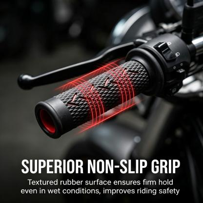 Universal motorcycle handle grip, full rubber nagamaki, new upgraded, retrofit handlebar cover, motorcycle modification parts