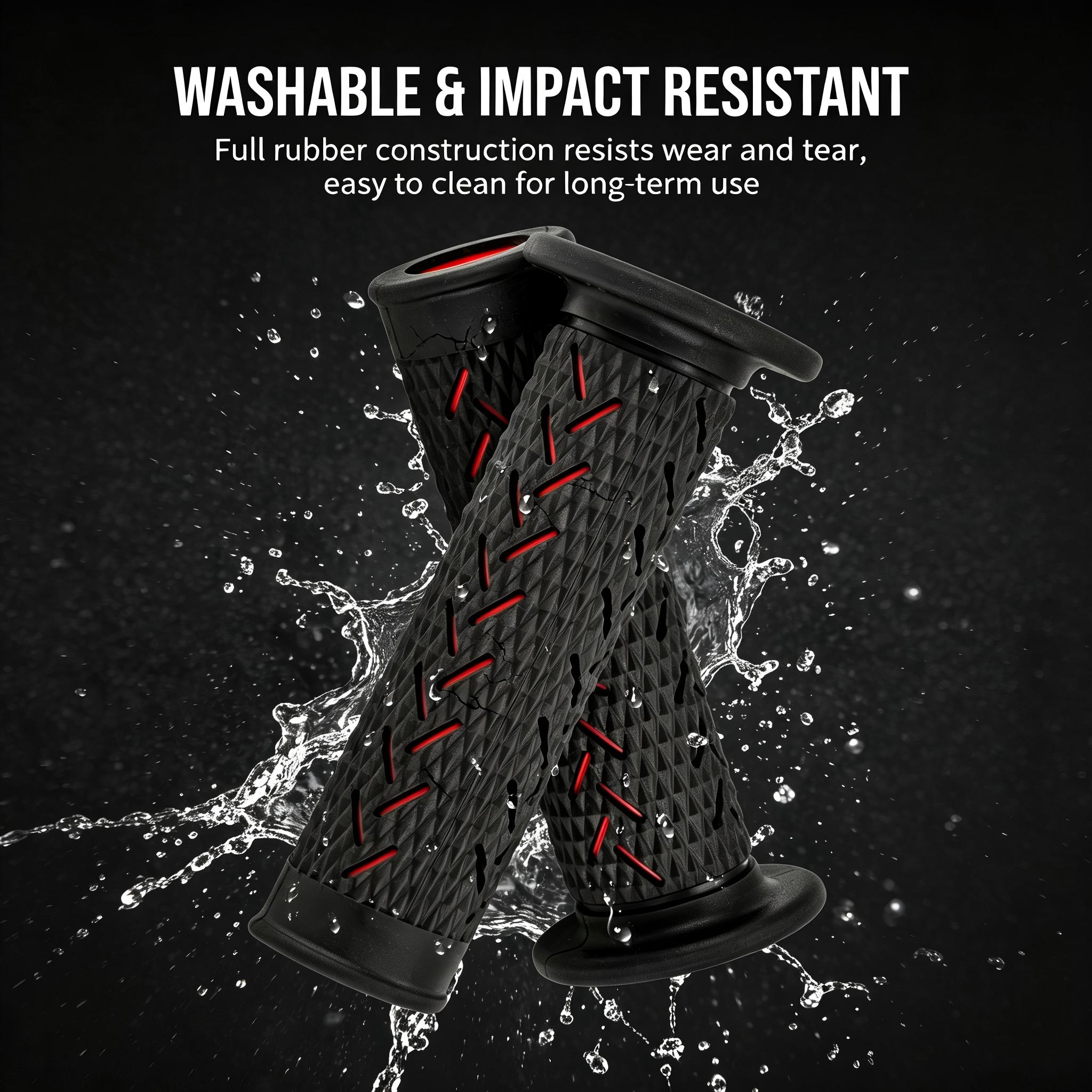 Universal motorcycle handle grip, full rubber nagamaki, new upgraded, retrofit handlebar cover, motorcycle modification parts