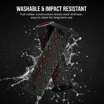 Universal motorcycle handle grip, full rubber nagamaki, new upgraded, retrofit handlebar cover, motorcycle modification parts