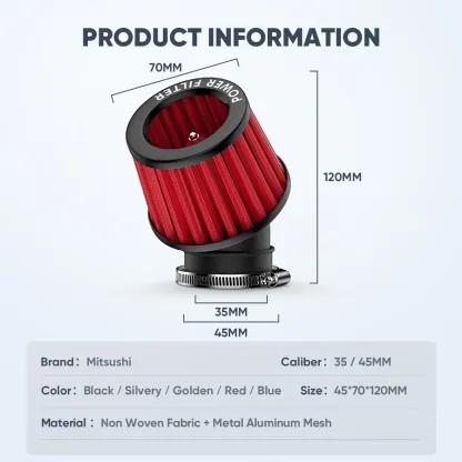 AIR POWER FILTER BIG SIZE UNIVERSAL 35mm/45mm
