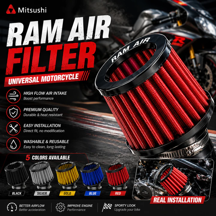 AIR POWER FILTER BIG SIZE UNIVERSAL 35mm/45mm